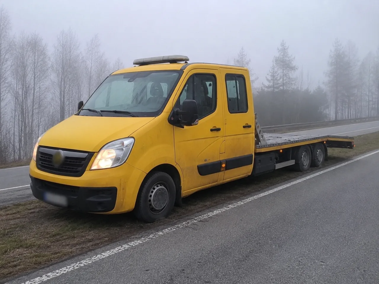 Laweta MANI-HOL w gotowości do wyjazdu – pomoc drogowa Mysłowice 24h
